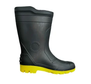 Bota Galocha Impermeável Pega Forte (Solado Amarelo)