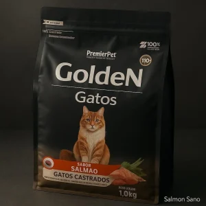 Ração Golden Gato Adulto Castrado Sabor Salmão 1kg Nutrição