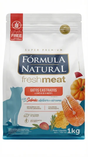 Ração Fórmula Natural Gatos Castrados 1kg