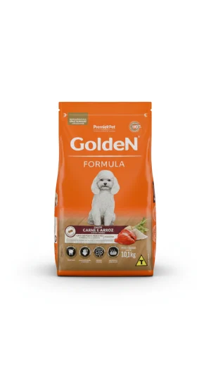 Ração Golden Fórmula Carne para Cães pequenos 10,1kg