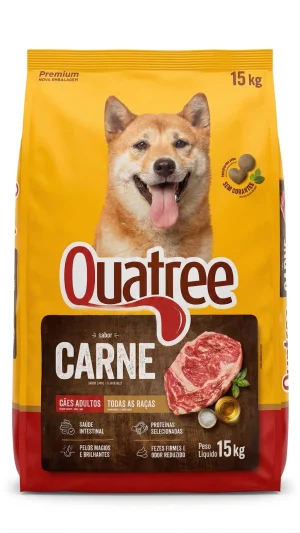 Ração para Cães Quatree Carne 15kg