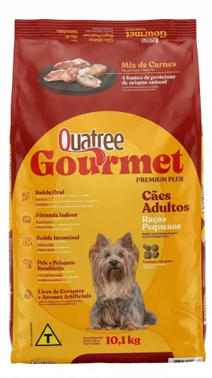 Ração para Cães Adultos Raças Pequenas Quatree Gourmet 100g - (granel)