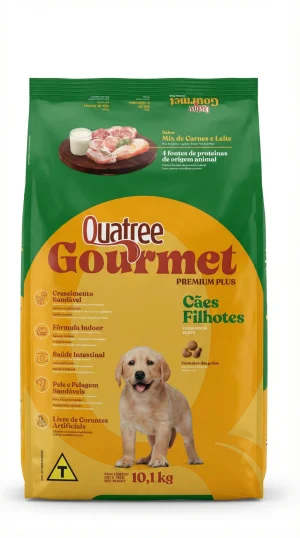 Ração para Cães Filhotes Quatree Gourmet 10,1Kg