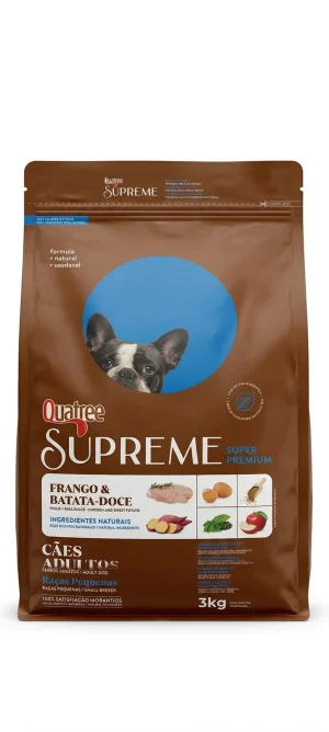Ração Quatree Supreme para Cães Adultos Pequenos 3Kg