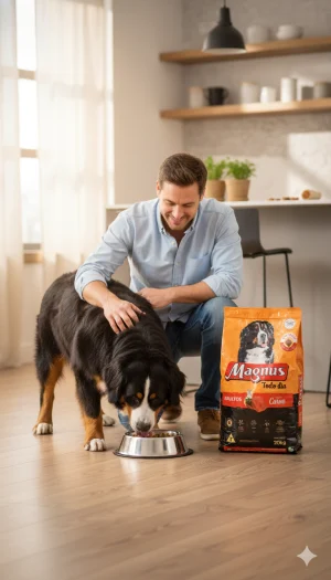 Ração Magnus Adultos Sabor Carne 20kg
