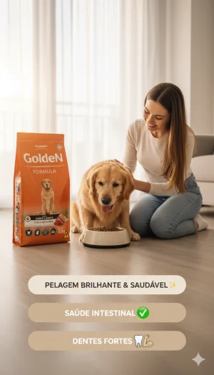 Ração Golden Fórmula para Cães Adultos Carne 15kg