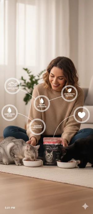 Sache Ração Úmida para Gatos Castrados Salmão 70g